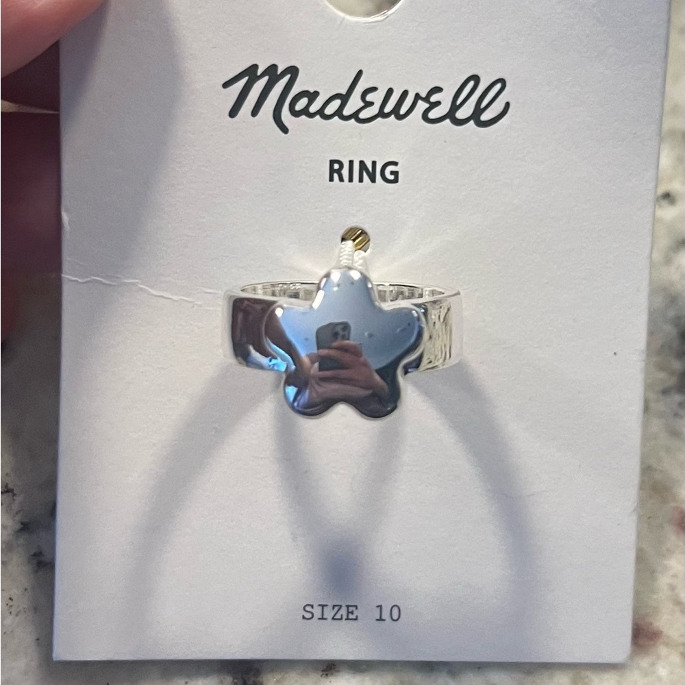 Madewell Silver Star Ring
